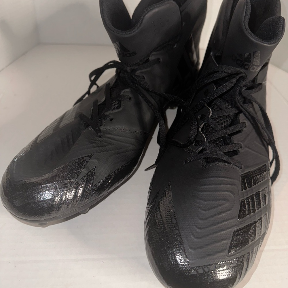 New Adidas Break BiG FooT Cleats Size 18 Black new